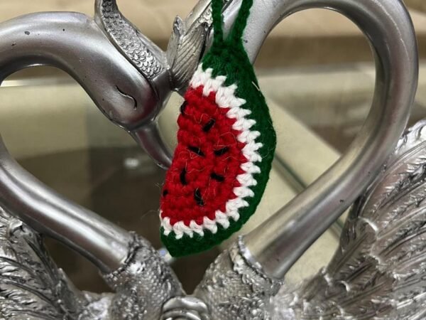 Handmade Designer Watermelon Keychain for Men & Women | Trendy Accessory | Deepti Handicraft