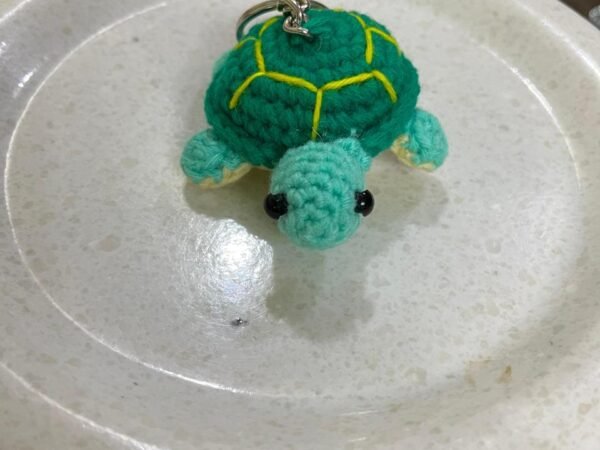 Handmade Designer Turtle Keychain for Men & Women | Trendy Accessory | Deepti Handicraft