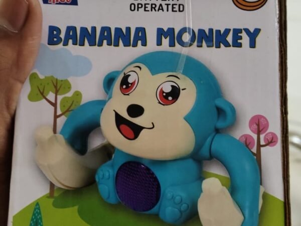 Musical Dancing Monkey Toy with Voice Control, Spinning & Rolling Action for Kids (3+) | SCOOB