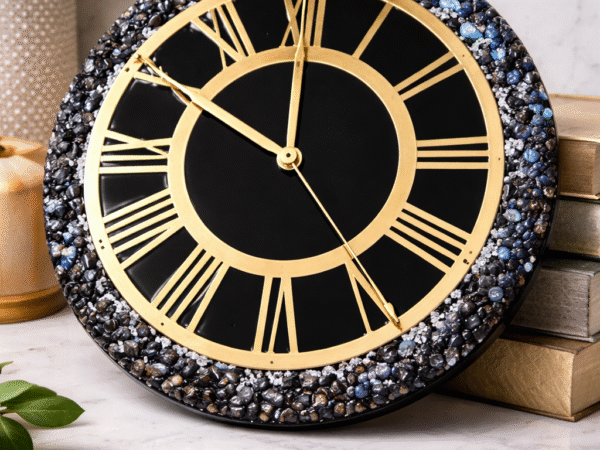 Resin handmade wall clock/ Elegant creation