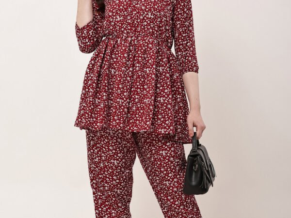 Top Regular Shorts Co-ords Set | TA TECHNOLOGIE | AREEBA FASHION