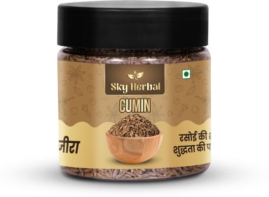 Sky herbal Jeera Powder 100g | Pure Cumin Spice for Cooking (100g) | Sky Herbal