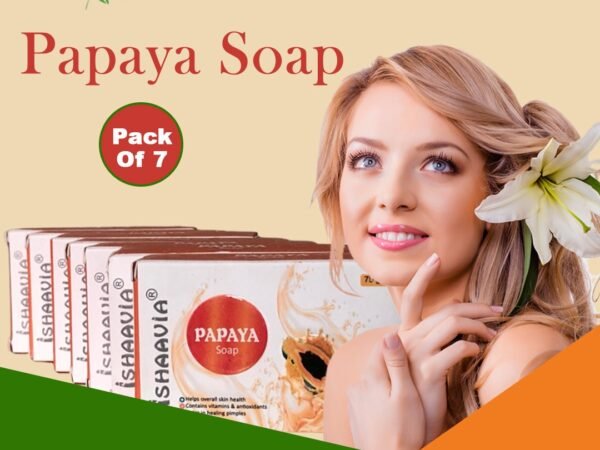 Ishdaavia Papaya Soap – Pack of 7