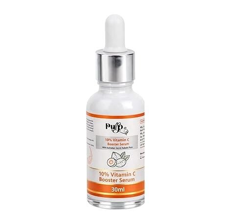 10% Vitamin C Face Serum for Daily Brightness | Lightweight Facial Serum with Kakadu Plum Extract for Glowing Skin | Dropper Bottle Serum for Men & Women, All Skin Types (30 ml) (Pack of 1) | Purp