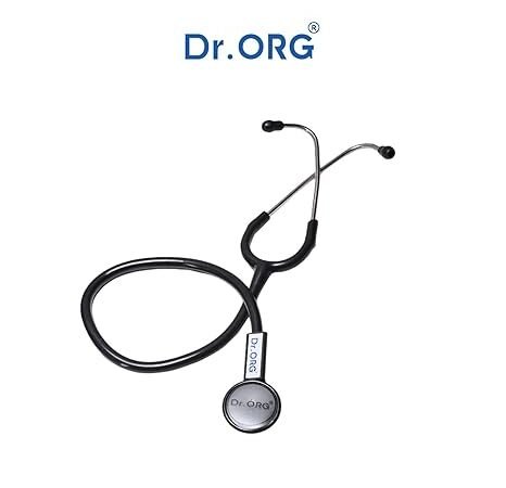 Black Stethoscope ORG-ST01 – High Acoustic Sensitivity | Dr. Org