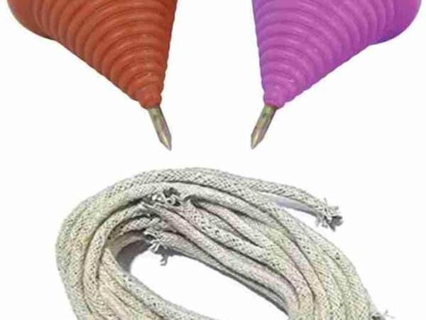 Traditional Plastic Lattoo (Spinning Top) with Cotton Rope | Classic Indian Toy for Kids & Adults | Strong Metal Tip | Multicolor (Pack of 4) | YOOKO®