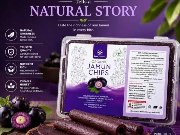 Jamun Chips for Diabetics – Low Glycemic Index, Delicious Taste | Eeva Extracts