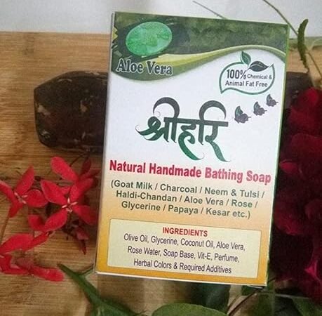 Aloe Vera Soap (Combo Basket 3 Piece) (Light Green) | Shree Hari Organic