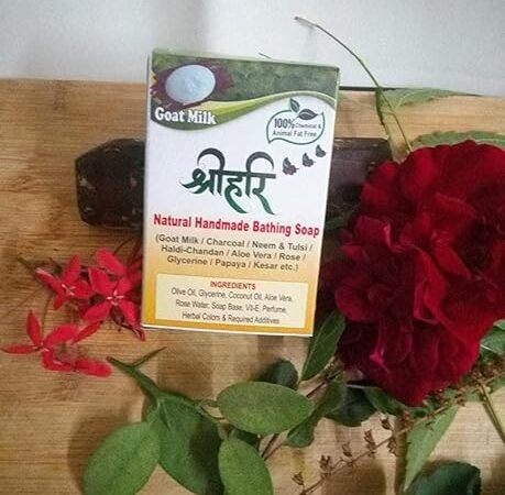 Goat Milk Soap (Combo Basket 3 Piece) (White) | Shree Hari Organic