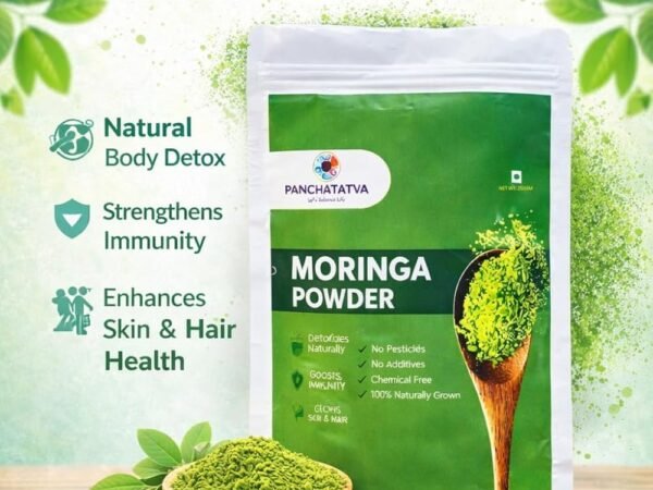 Moringa Powder 100g | From Pure Drumstick Leaves | Gives Natural Energy & Nutrients | PANCHATATVA