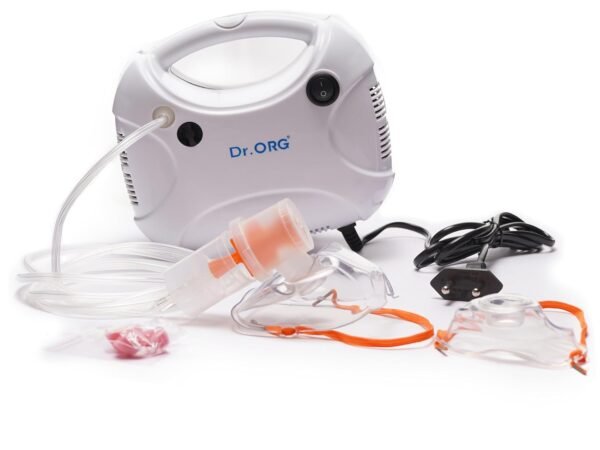 Nebulizer Portable Machine for Adults & Kids | Compressor Motor with Mouth Piece and Separate Child and Adult Mask for | Dr. ORG Home and Clinic Uses | Dr. ORG