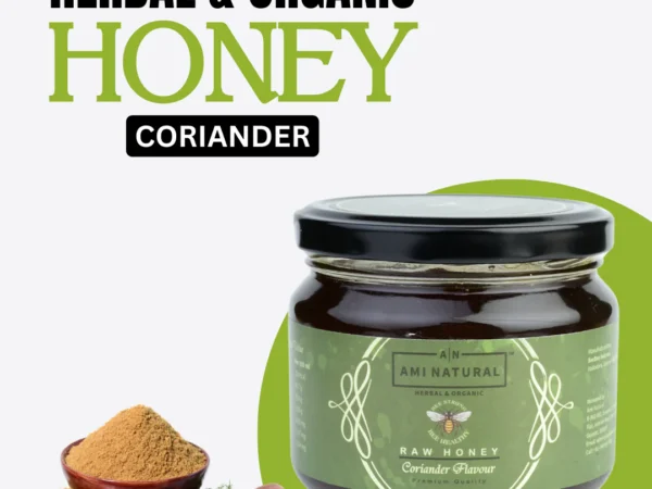 Raw Coriander Honey 400g: Unprocessed, Natural Sweetness | AMI NATURAL
