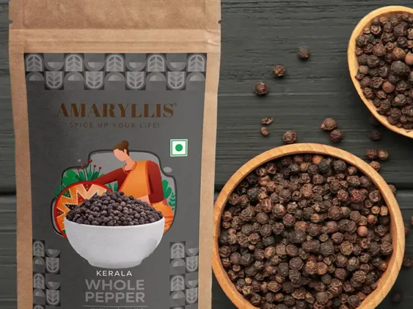 Whole Black Pepper from Kerala – Bold & Aromatic Peppercorns | AMARYLLIS