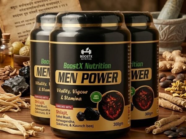 Men Power Supplement – Energy, Stamina & Vitality Booster for Men (300g)( Pack Of 3 ) | BoostX Nutrition
