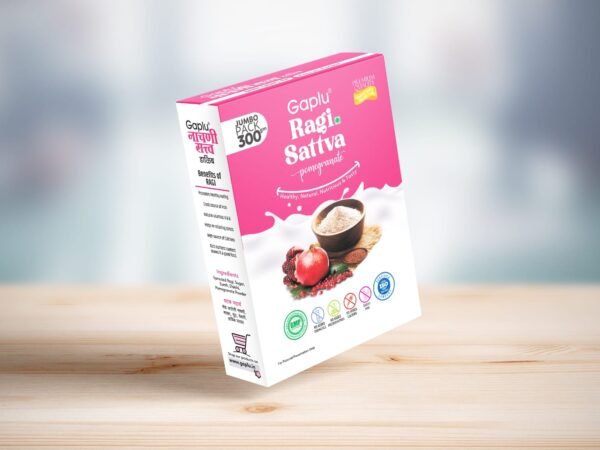 Ragi Sattva Health Drink Combo – Pomegranate, Multigrain Mango & Mix Veg (300g Each | Pack of 3) | Gaplu