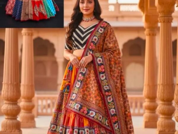 Navratri Special Garba Night Real Mirror Work Lehenga Set For Women | Devi Creation