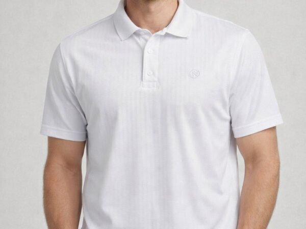 Men’s White Polo T-Shirt | Classic Collar Comfort Fit | B C GARMENTS
