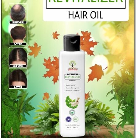 Revitalizer Hair Oil for Hair Growth and Fall Control, 200 mL | YATHAVEDA