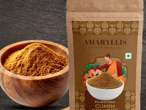 Pure Cumin Powder – Handpicked & Sun-Dried Jeera from Rajasthan | AMARYLLIS
