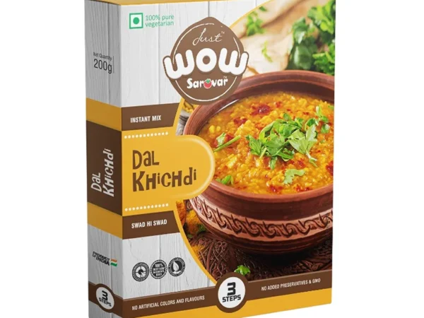 Wow Sarovar Dal Khichdi Instant Mix | Ready-to-Cook Comfort Meal | 200g | Sarovar Masala