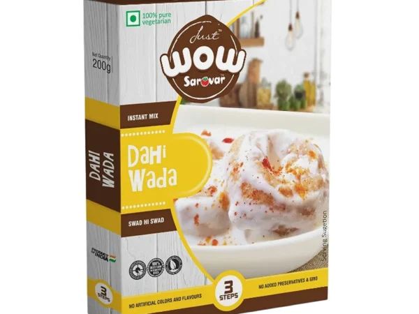 Wow Sarovar Dahi Wada Instant Mix | Soft & Delicious Dahi Vada | Ready in 3 Steps (200g) | Sarovar Masala