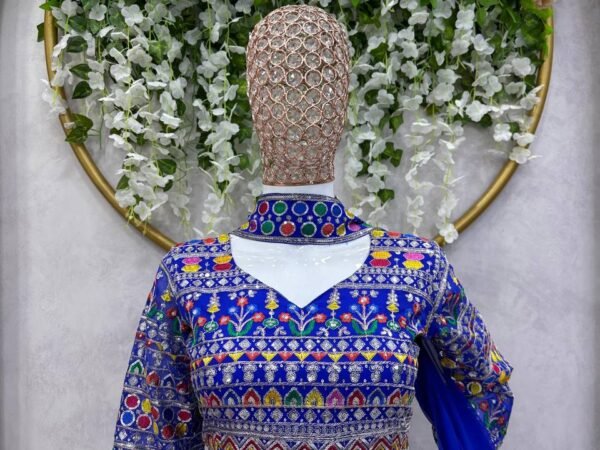 Elegant Faux Georgette Plazo Suit Set with Sequins Work – 5000 Series | BRAD LEEZO