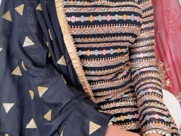 Elegant Chinon Silk Embroidered Top-Plazo Set with Dupatta | BRAD LEEZO