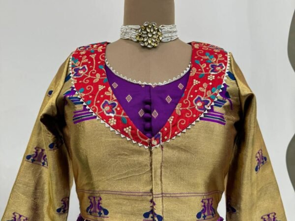 Women’s Jacquard Silk Kurta with Sequence Work Koti Set | BRAD LEEZO