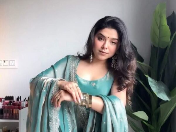 Eid Special Fandy Silk Gown Style Top with Pant & Dupatta Set | BRAD LEEZO