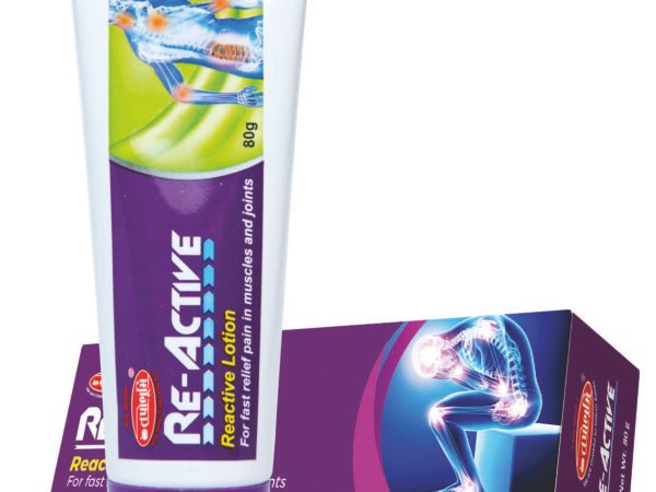 Reactive Lotion Pain Reliever – Fast Relief for Muscle Pain, Joint Pain & Body Aches | Quick Absorbing Non-Greasy Formula | TAPOBHUMI