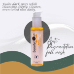Anti-pigmentation face wash for clear, even skin tone and daily facial cleansing.