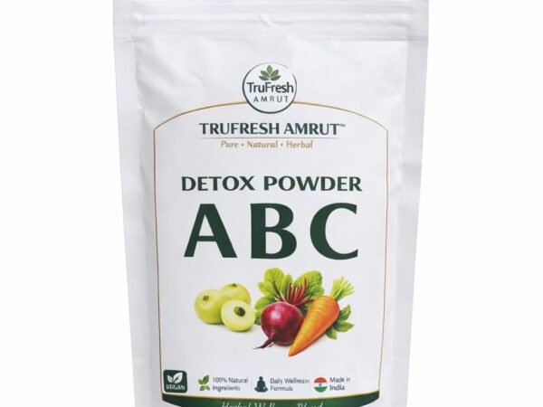 TruFresh Amrut ABC Juice Powder | Solar Dried Amla Beetroot Carrot Superfood | Natural Detox & Immunity Drink Mix | Antioxidant Rich Wellness Powder | Vitamin C Support | No Added Sugar