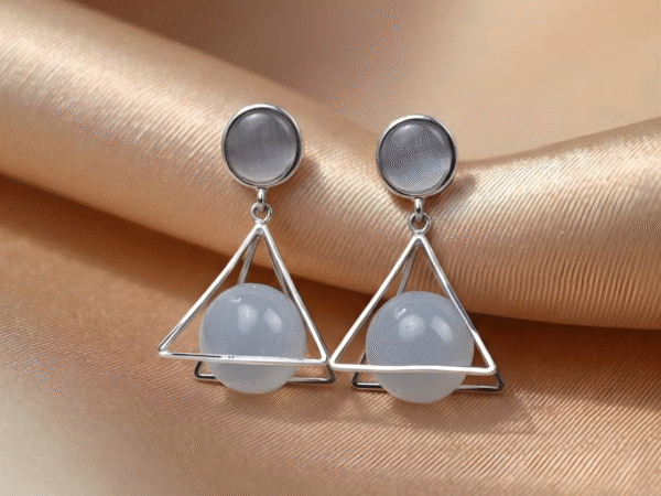 Aria Geo Glow Drop Earrings | Aurevie luxe
