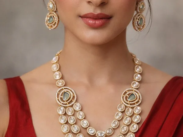 Noor-E-Zeenat Kundan Set | Aurevie luxe