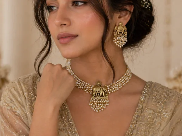 Shrinika Heritage Pearl Haar Set | Aurevie luxe