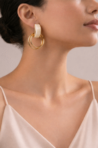 Halo Drop Earrings with elegant sparkling drop design for women