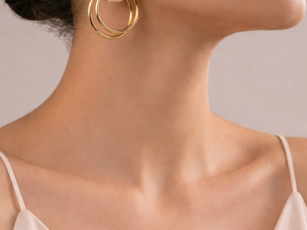 Halo Drop Earrings with elegant sparkling drop design for women