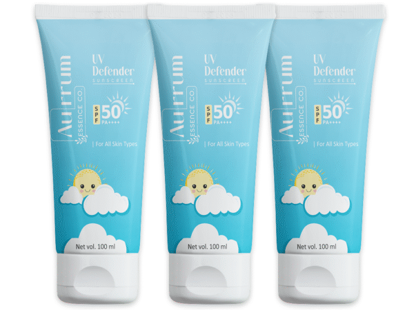 Aurrum Essence co | Sun protection combo | Men & Women | Centella extract, Zinc oxide, Vitamin B5, Uvinul plus(300 ml)