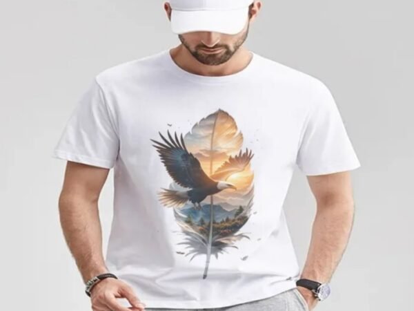 Classic White Round Neck T-shirt for Men
