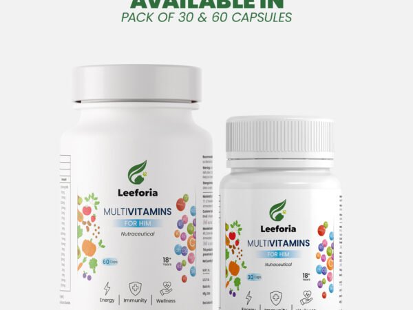 Multivitamin for Him 30 Capsules | Leeforia
