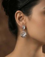 Crystal Drop Elegance Earrings with elegant sparkling crystal drop design for women
