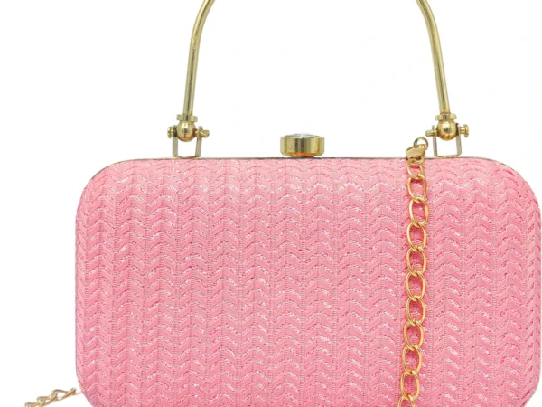 GENTREND Party Pink Clutch | GENTREND