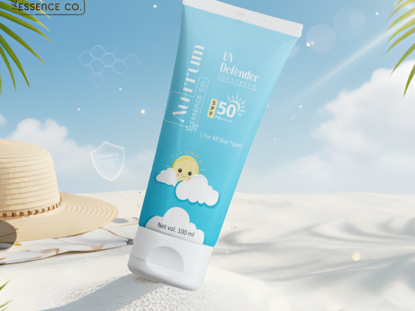UV DEFENDER SUNSCREEN | SPF 50 PA++++ | Men & Women | Smooth, Non- Greasy, Light weight | Vitamin E, Centella |(100 ml)