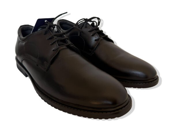 Men's Premium Black Formal Lace-Up Shoes – Classic Office & Business Footwear