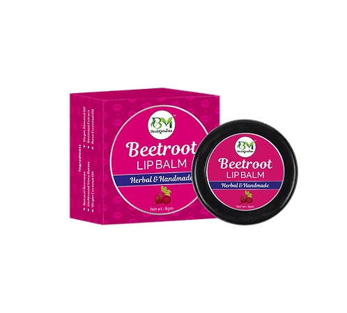 Beetroot Lip Balm - 8gm | Natural Moisturizing & Nourishing Lip Care | Beautimania