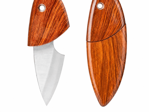 Premium Wooden Handle Pocket Folding Knife | Stainless Steel Blade | NatureCraft