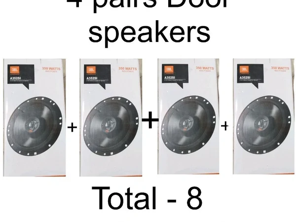 JBL 6 Inch 350W 4 Pairs Door Speakers | Car Audio Speaker Set | Perfect Infotainment
