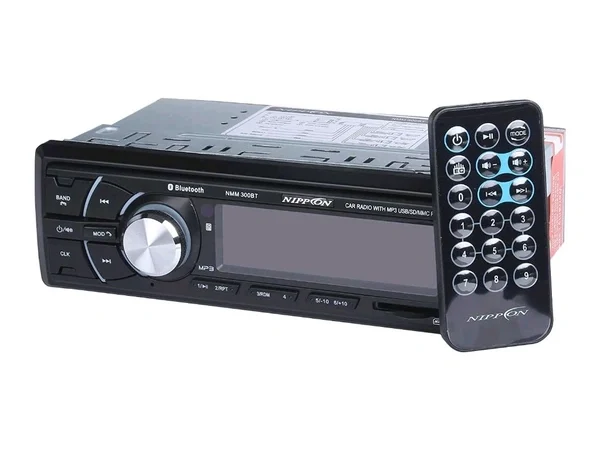 Nippon NMM 300BT Single DIN Bluetooth Car Stereo | USB FM MP3 Player | Perfect Infotainment
