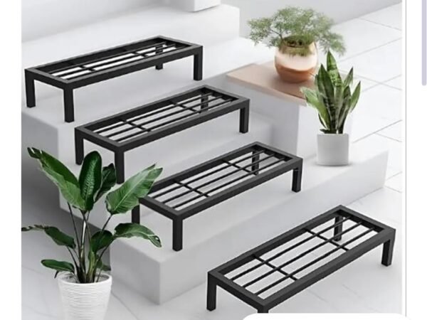 4 Tier Metal Shoe Rack Organizer Stand | Space Saving Shoe Storage Rack | Junaid Khan