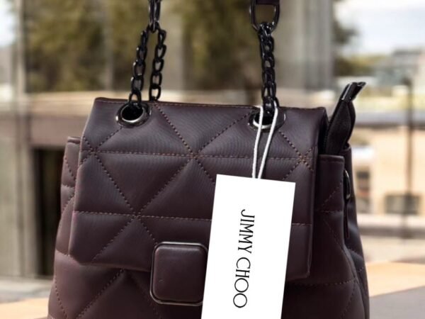 Brown Quilted Women's Shoulder Bag | Premium PU Leather Handbag with Sling Strap